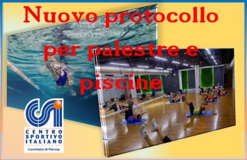 Nuovo Protocollo per Palestre e Piscine