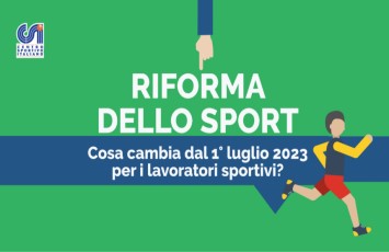 Riforma dello Sport e Lavoro Sportivo